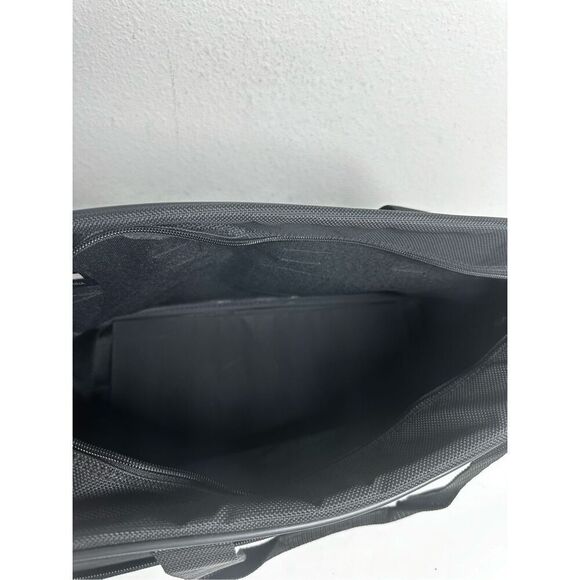 Luro Black Computer Laptop Bag with Handle and Strap - Picture 10 of 11